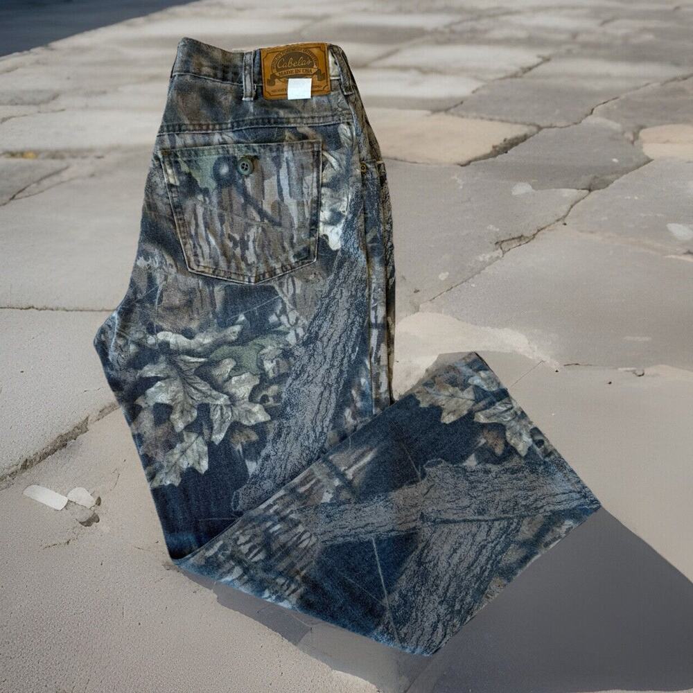 Vintage Cabela's Pants 31 Multicolor Hunting Camo Baggy Streetwear New York